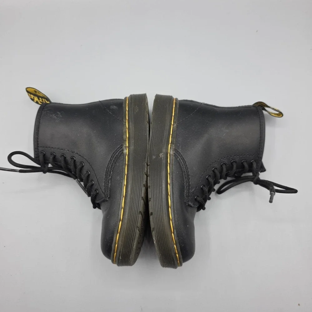 Dr. Marten's Zavala Boots‎ Toddler Size 9 Black Leather Combat Zipper Lace Up